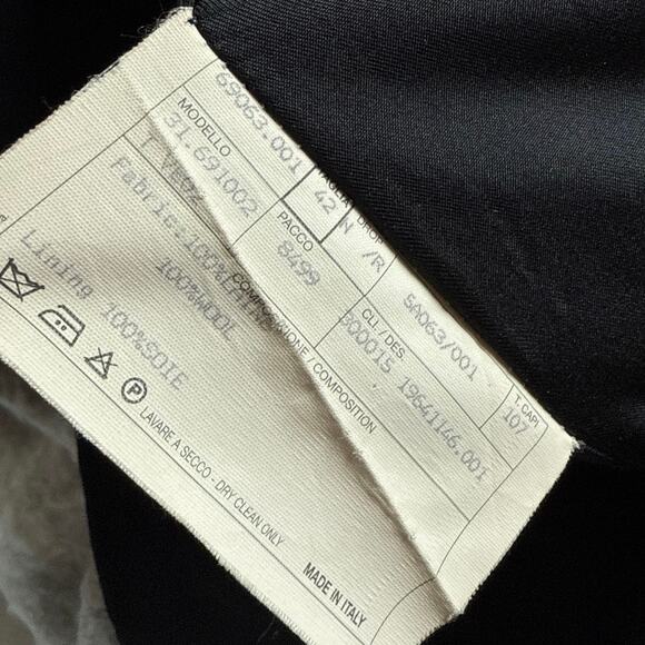 Chloe Black Wool Blazer Size 42 - Picture 9 of 10